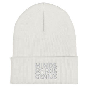 Seasonal Edition White on White MOCG Cuffed Beanie