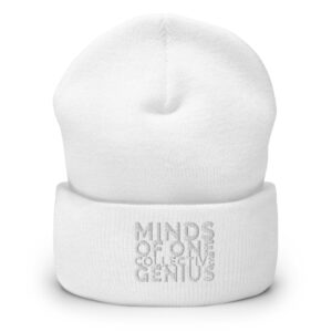 Seasonal Edition White on White MOCG Cuffed Beanie