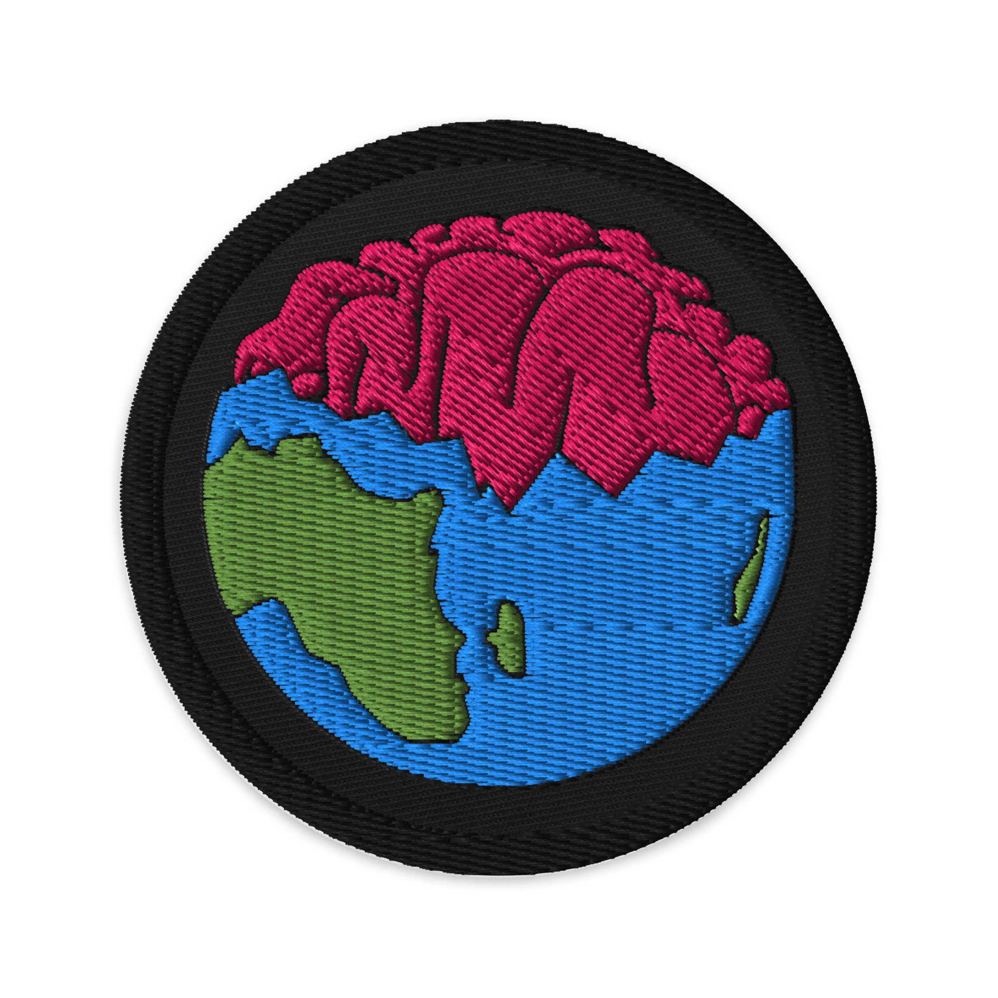 3in Embroidered MOCG Brain Earth Patch