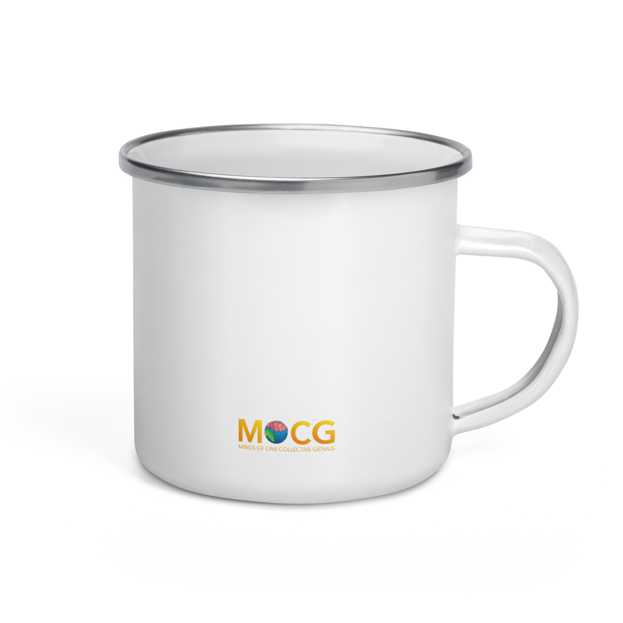 Open Mind Down To Earth Enamel Mug - Image 2