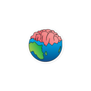MOCG Brain Earth Sticker
