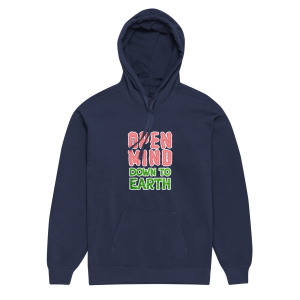 Unisex Open Mind Down To Earth Garment-Dyed Hoodie