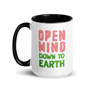 Open Mind Down To Earth Mug